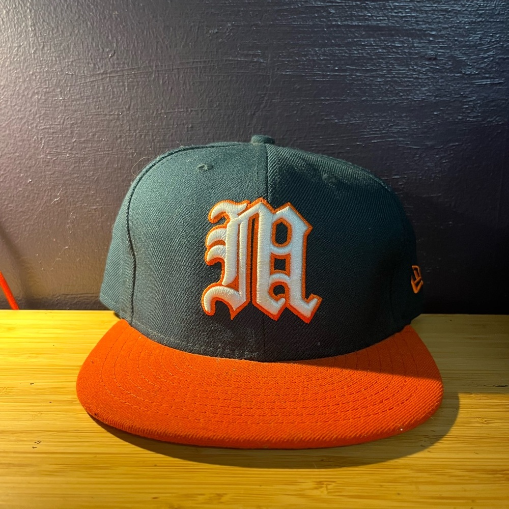 New Era Black and Orange 59FIFTY Cap